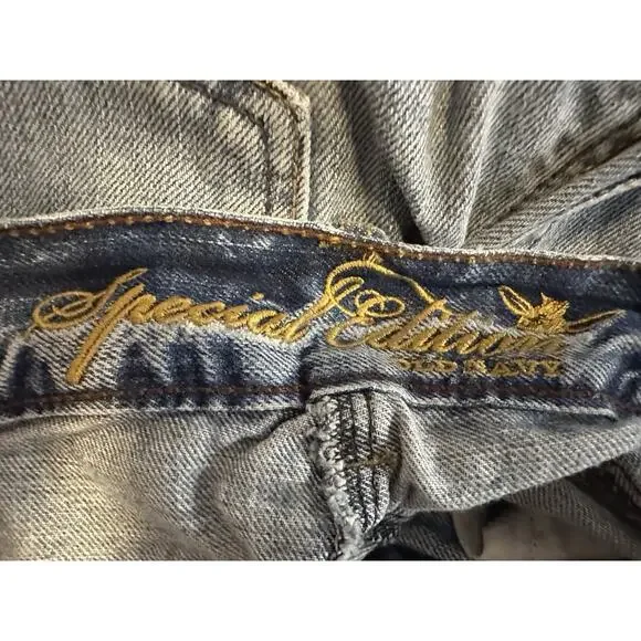 Y2K Low Rise Denim Maxi Skirt Size 10 Special Edition Old Navy - Picture 8 of 8